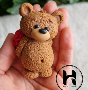 قالب خرس گل به دست