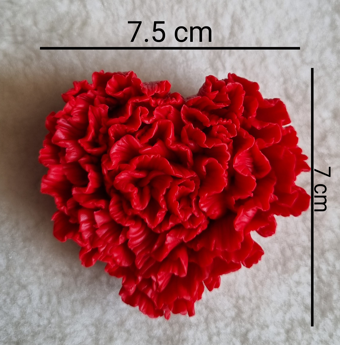 قالب گل قلبی